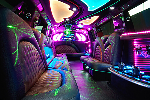 laser lights limo