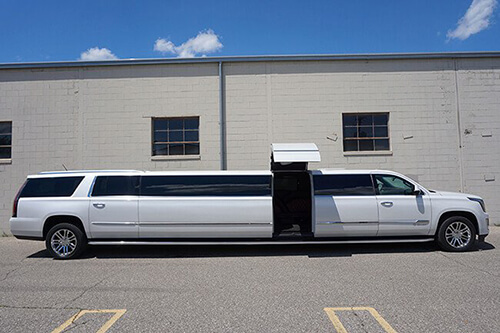 Cadillac limo exterior