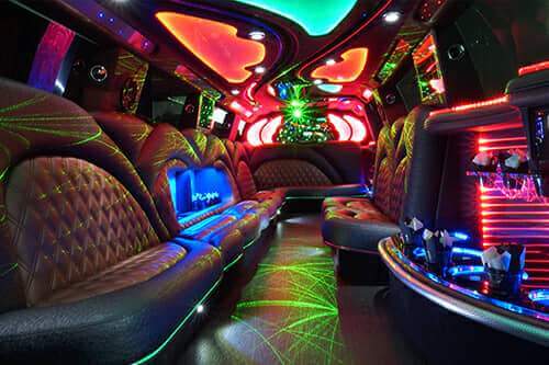 jet door limo interior